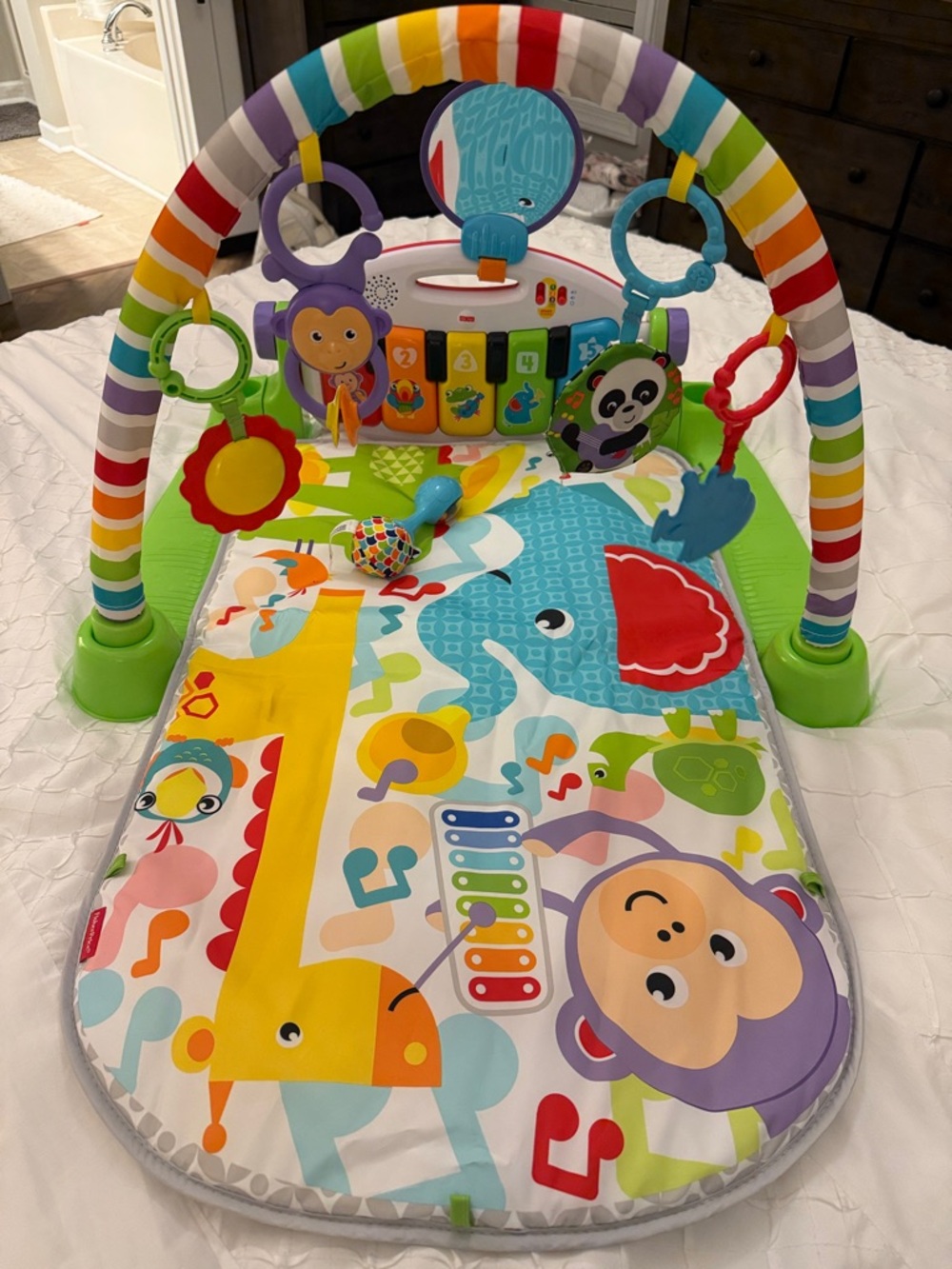Fisher-Price glow and grow kick and play gym